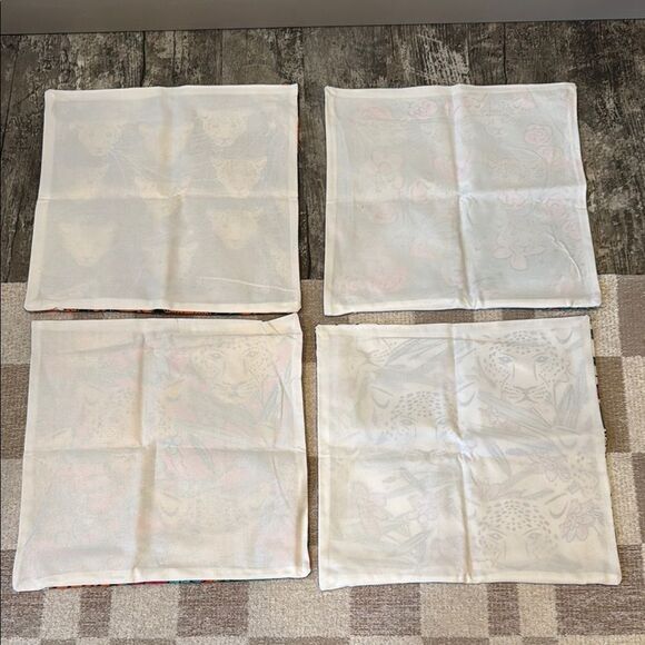 Colorful Leopard Print Bandanas Set - Picture 2 of 7